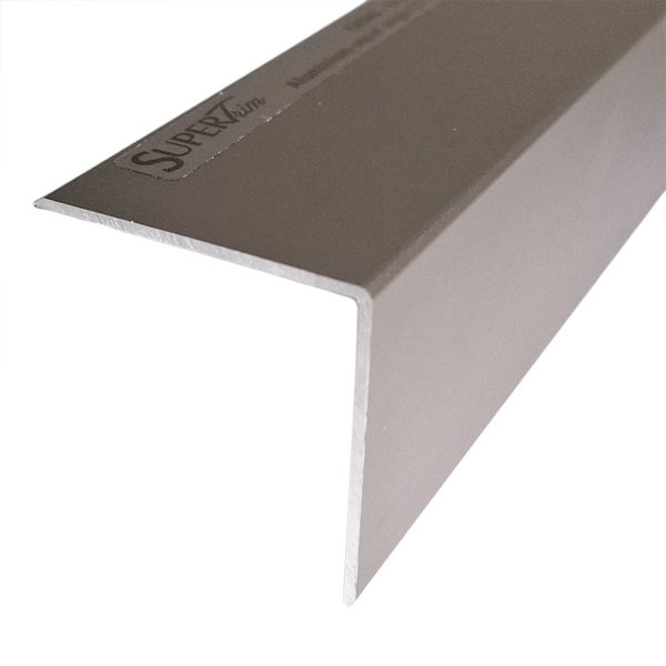 Equal Angle Stairnose 40mm glue down - Aluminium Profile S4040 - SuperTrim