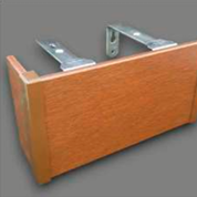 Wood Valance 110mm / max width 2700mm in complimenting colour