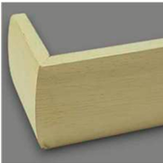 Wood Valance 90mm / max width 3000mm in complimenting colour