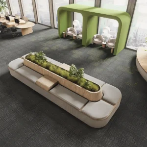 Belgotex Grid Sunrise carpet tile lifestyle2